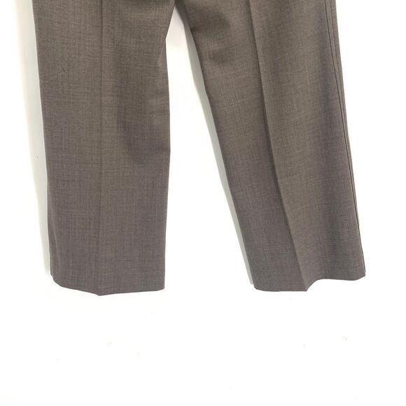 Ann Taylor Petites Size 12 Light Brown Lined Wool Trousers Career Wear - Picture 6 of 12